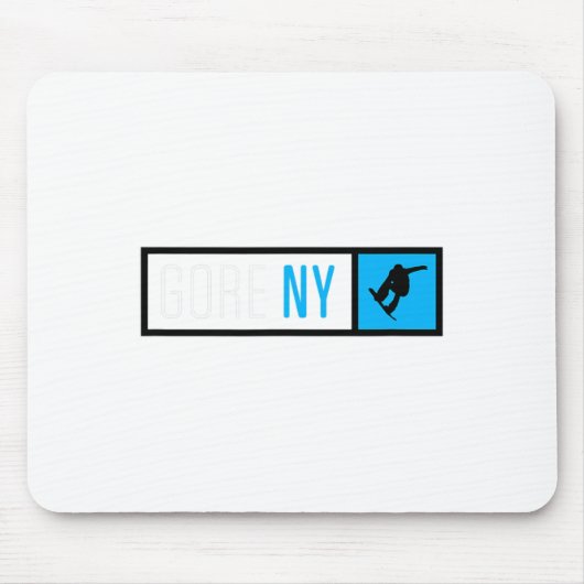 Gore Mountain New York Snowboard Box Typ Mousepad (Vorne)