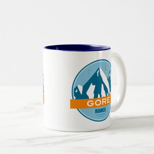 Gore Mountain Range Colorado Zweifarbige Tasse (VorderseiteRechts)