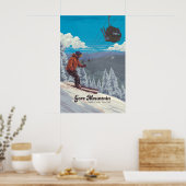 Gore Mountain Ski Resort Travel Poster (Küche)
