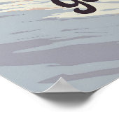 Gore Mountain Skigebiet Reiseplakat Poster (Ecke)