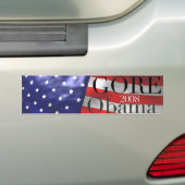 GORE Obama 2008 Autoaufkleber (Auf Auto)
