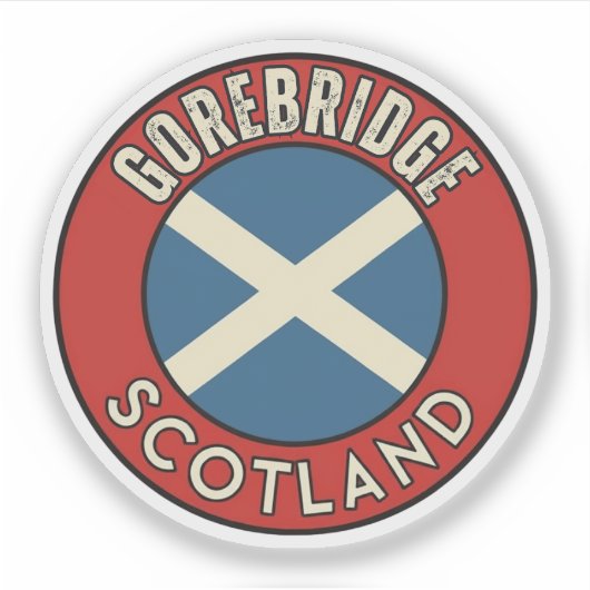 Gorebridge, Schottland Aufkleber (Vorderseite)
