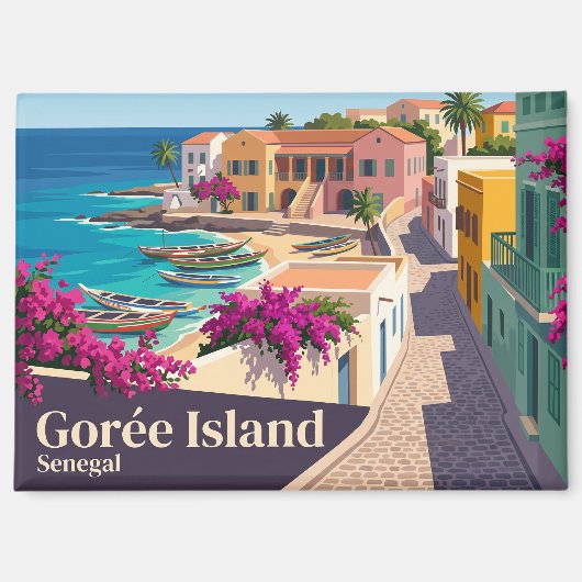 Gorée-Insel Senegal Magnet (Vorderseite)