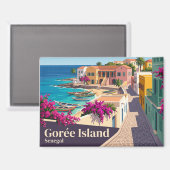 Gorée-Insel Senegal Magnet (Vorderseite/Rückseite)