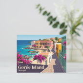 Gorée-Insel Senegal Postkarte (Stehend Vorderseite)
