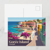 Gorée-Insel Senegal Postkarte (Vorne/Hinten)