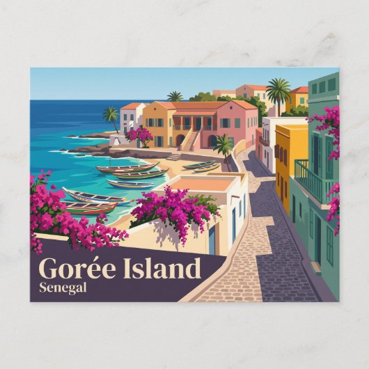 Gorée-Insel Senegal Postkarte (Vorderseite)