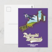 Goreme National Park Türkei Karte (Vorne/Hinten)