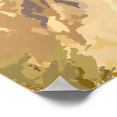 Goreme National Park Turkey Travel Poster (Ecke)