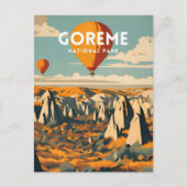Goreme National Park Vintag Postkarte (Vorderseite)