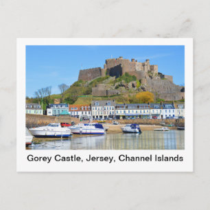 Gorey Castle, Jersey, Channel Island Postkarte
