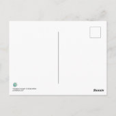 Gorgeon blue Medusa Fantasy Art Postcard Postkarte (Rückseite)