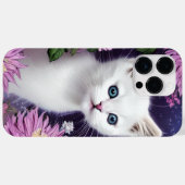 GORGEÖSE FLÜFFE WEISSE KLEINE KITTEN BLAUEN AUGEN Case-Mate iPhone HÜLLE (Rückseite (Horizontal))