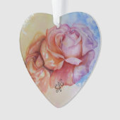 GORGEÖSE ROSE VALENTINE ORNANATION ORNAMENT (Vorderseite)