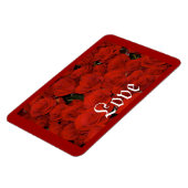 GORGEÖSER BOUQUET VON ROTE ROSEN MAGNET (Linke Seite)