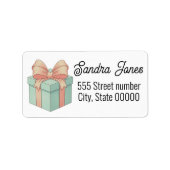 Gorgeous address labels holiday adressaufkleber (Vorne)