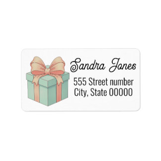 Gorgeous address labels holiday adressaufkleber