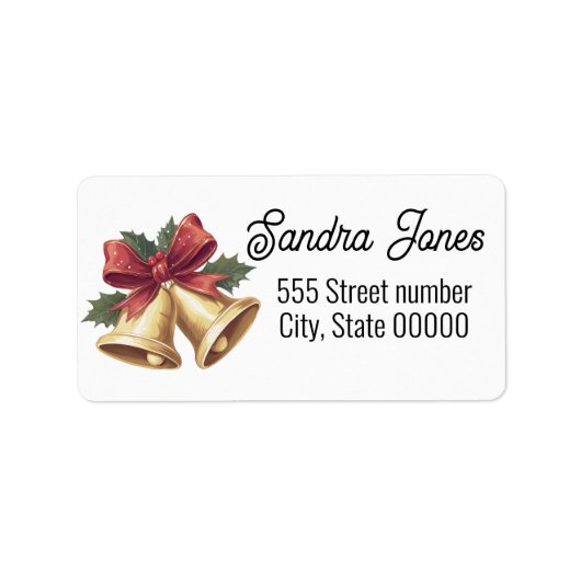 Gorgeous address labels holiday adressaufkleber (Vorne)