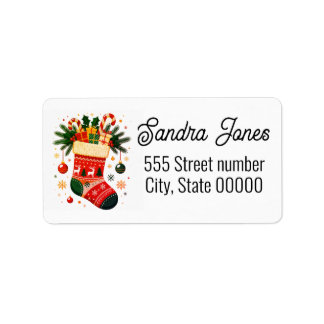 Gorgeous address labels holiday adressaufkleber