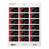 Gorgeous address labels holiday adressaufkleber (Vorne)