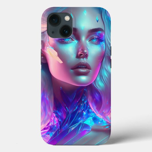 Gorgeous Ai Art Hübsch Icy Glass wie Woman Case-Mate iPhone Hülle (Rückseite)