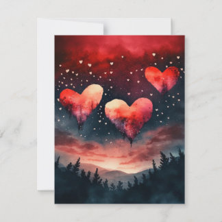 Gorgeous AI Valentine Mitteilungskarte