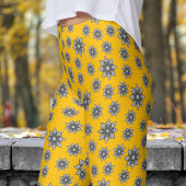 Gorgeous Amber Orange Mandela Pattern Leggings