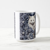 Gorgeous Arctic Fox William Morris Inspiriert Kaffeetasse (VorderseiteRechts)