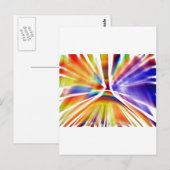 GORGEOUS ART PAINT SPRITZER POSTKARTE (Vorne/Hinten)