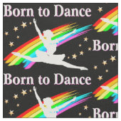 Gorgeous Ballerina und Dancer Rainbow Fabric Stoff (Nahaufnahme)