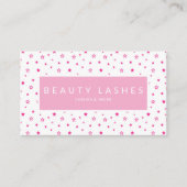 Gorgeous Beauty Lashes alle Berufe QR Code Visitenkarte (Vorderseite)