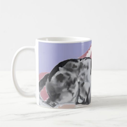Gorgeous Black and White Springer Spaniel Kaffeetasse (Links)