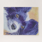 Gorgeous Black Papillon Puppy Puzzle (Horizontal)