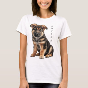 GORGEOUS BLACK & TAN DEUTSCHE SHEPHERHERY PUPPY T-Shirt