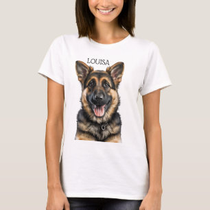 GORGEOUS BLACK & TAN DEUTSCHE SHEPHERHERY PUPPY T-Shirt