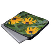 Gorgeous Blackeyed Susan Laptop Sleeve (Vorne Knopf)