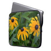 Gorgeous Blackeyed Susan Laptop Sleeve (Vorderseite Links)