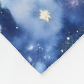 Gorgeous Blue Unicorn Fleecedecke (Ecke)