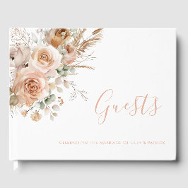 Gorgeous Boho Floral Wedding Gästebuch