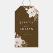 Gorgeous Boho Floral Wedding Geschenkanhänger (Vorderseite)