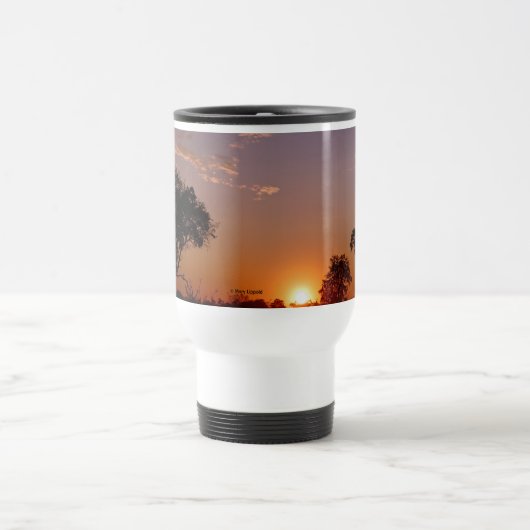 GORGEOUS BOTSWANA SUNSET REISEBECHER (Mittel)