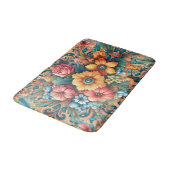 Gorgeous Bouquet von Blume Badematte (Schrägansicht)