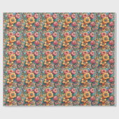 Gorgeous Bouquet von Blume Geschenkpapier (Flach)