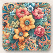 Gorgeous Bouquet von Blume Getränkeuntersetzer (Vorderseite)