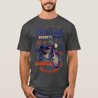 Gorgeous BSA Rakete 3 British Motorrad Classic V T-Shirt