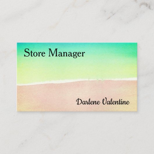 Gorgeous business cards visitenkarte (Vorderseite)