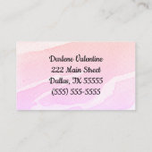 Gorgeous business cards visitenkarte (Rückseite)