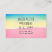 Gorgeous business cards visitenkarte (Rückseite)