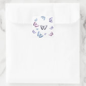 Gorgeous Butterfells Quadratischer Aufkleber (Tasche)
