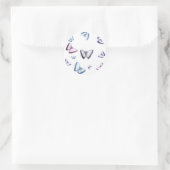 Gorgeous Butterfells Runder Aufkleber (Tasche)